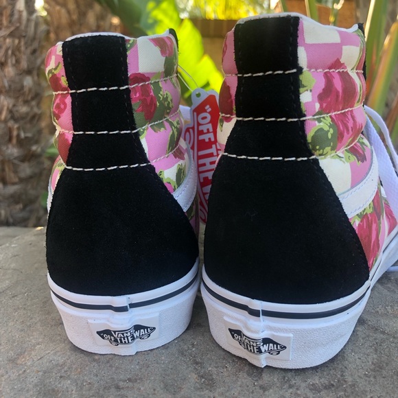 Vans Romantic Floral Rose old skool hi top - Picture 6 of 8